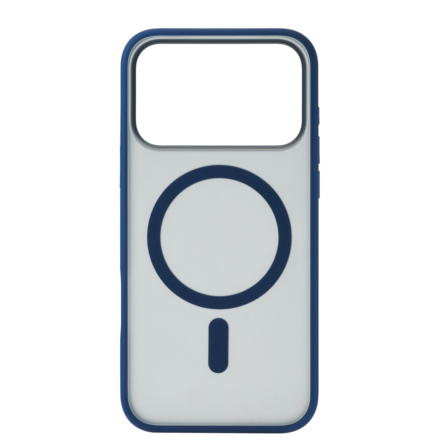 На фото изображено Чехол защитный uBear Cloud Mag Case для iPhone 17 Pro, MagSafe, синий
