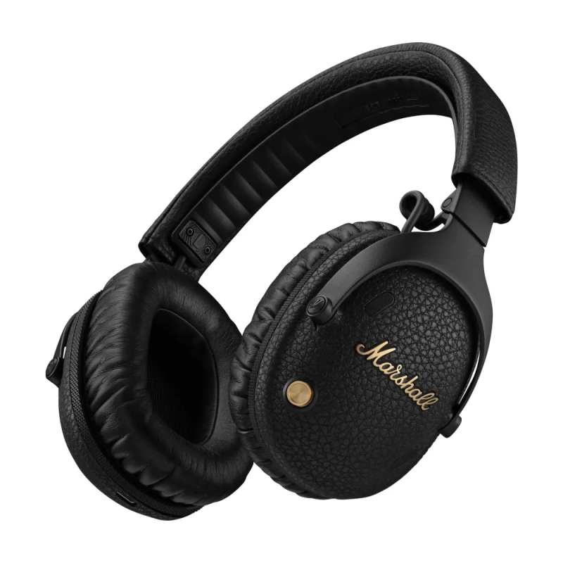 На фото изображено Беспроводные наушники Marshall Monitor 3, Чёрный