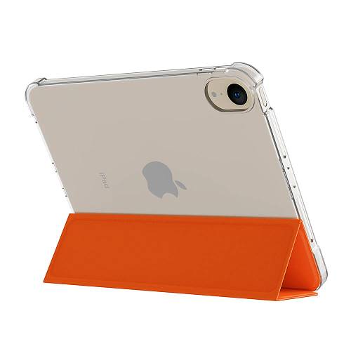 На фото изображено Чехол защитный VLP Dual Folio для iPad mini 6, оранжевый