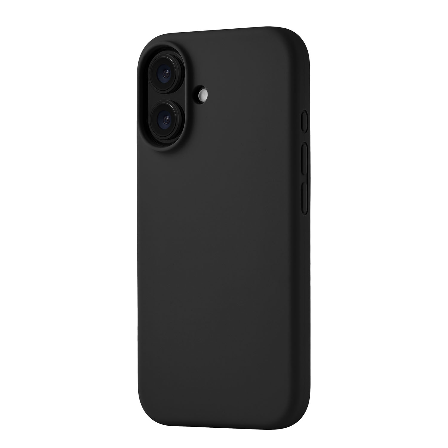 На фото изображено Чехол защитный uBear Touch Mag Case для iPhone 16, черный