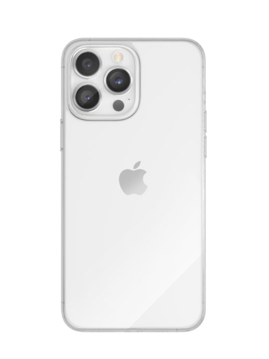 На фото изображено Чехол защитный VLP Crystal case для iPhone 14 Pro, прозрачный