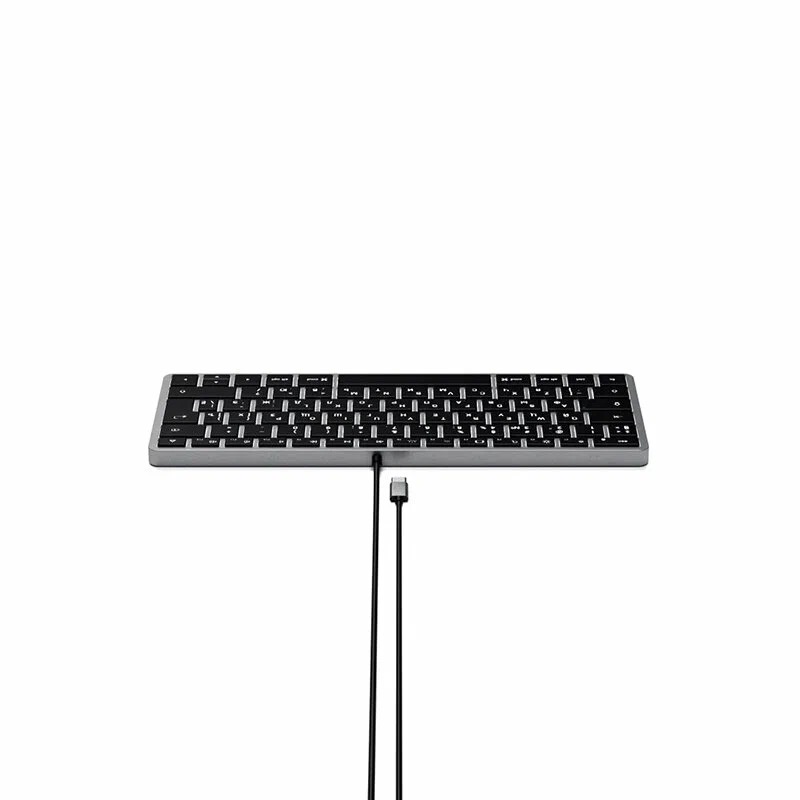 Клавиатура Satechi Slim W1 USB-C Wired Keyboard-RU, серый космос Клавиатура Satechi Slim W1 USB-C Wired Keyboard-RU, серый космос
