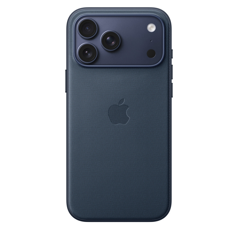 Фото Чехол защитный Apple TechWoven Case with MagSafe для iPhone 17 Pro Max, синий На фото изображено Чехол защитный Apple TechWoven Case with MagSafe для iPhone 17 Pro Max, синий