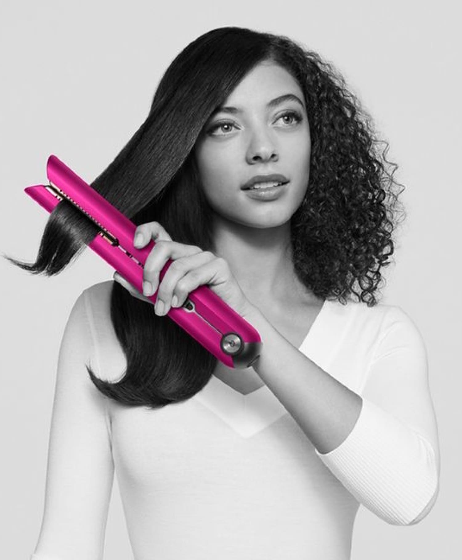 На фото изображено Выпрямитель Dyson Corrale HS03, Fuchsia/Nickel