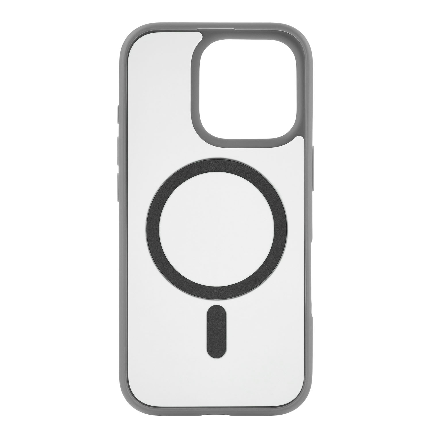 На фото изображено Чехол защитный uBear Cloud Mag Case для iPhone 16 Pro, серый