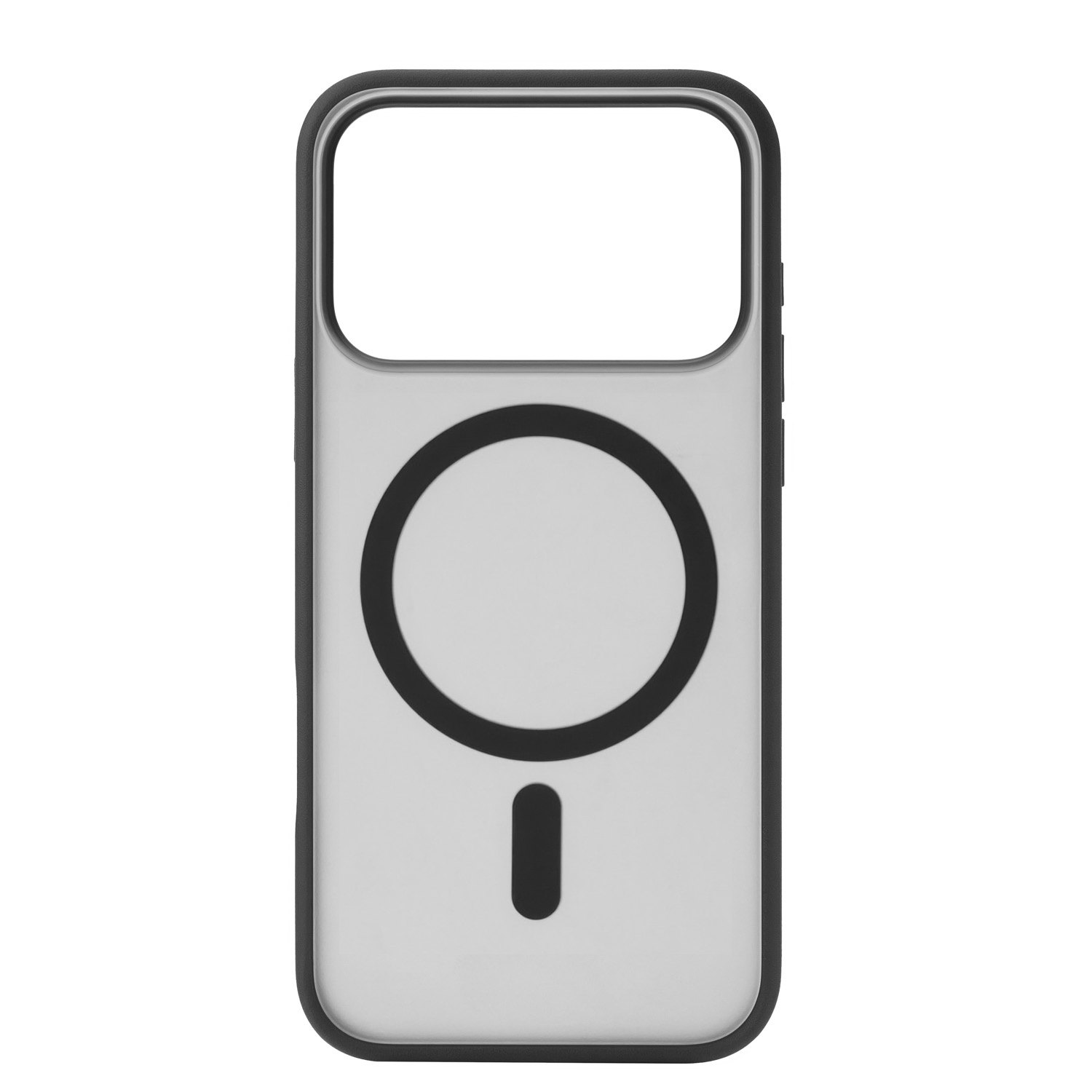 Фото Чехол защитный uBear Cloud Mag Case для iPhone 17 Pro, MagSafe, черный На фото изображено Чехол защитный uBear Cloud Mag Case для iPhone 17 Pro, MagSafe, черный