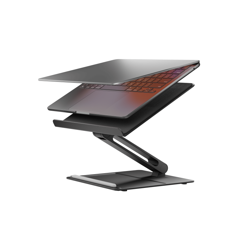 На фото изображено Подставка для ноутбука Native Union Home Laptop Stander, черный