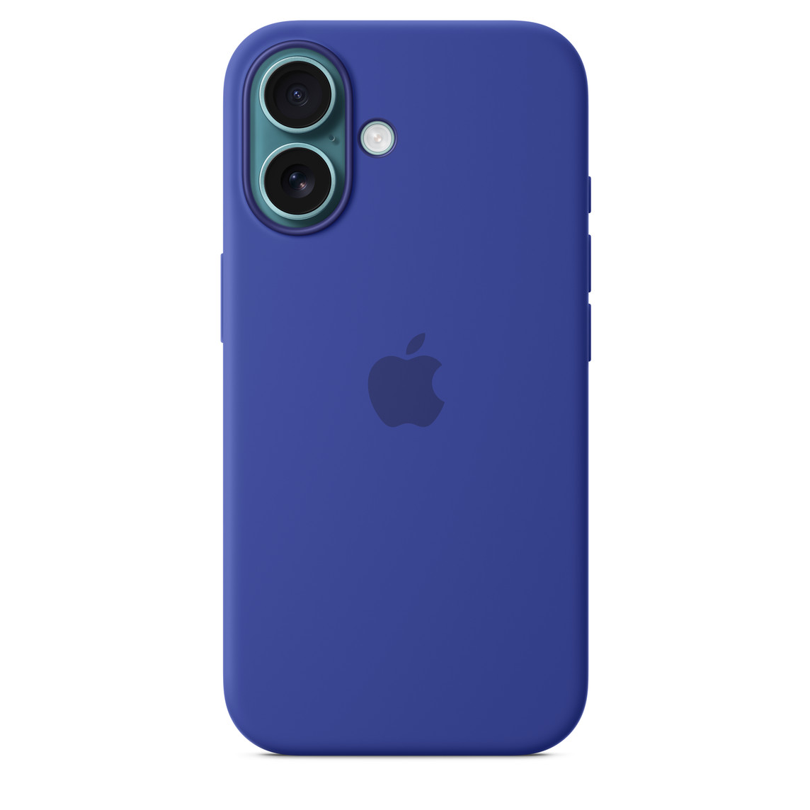 На фото изображено Чехол Apple для iPhone 16 Silicone with MagSafe, ультрамарин