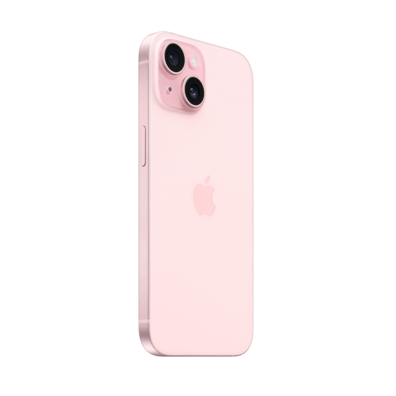 На фото изображено Apple iPhone 15, 256 ГБ, Розовый