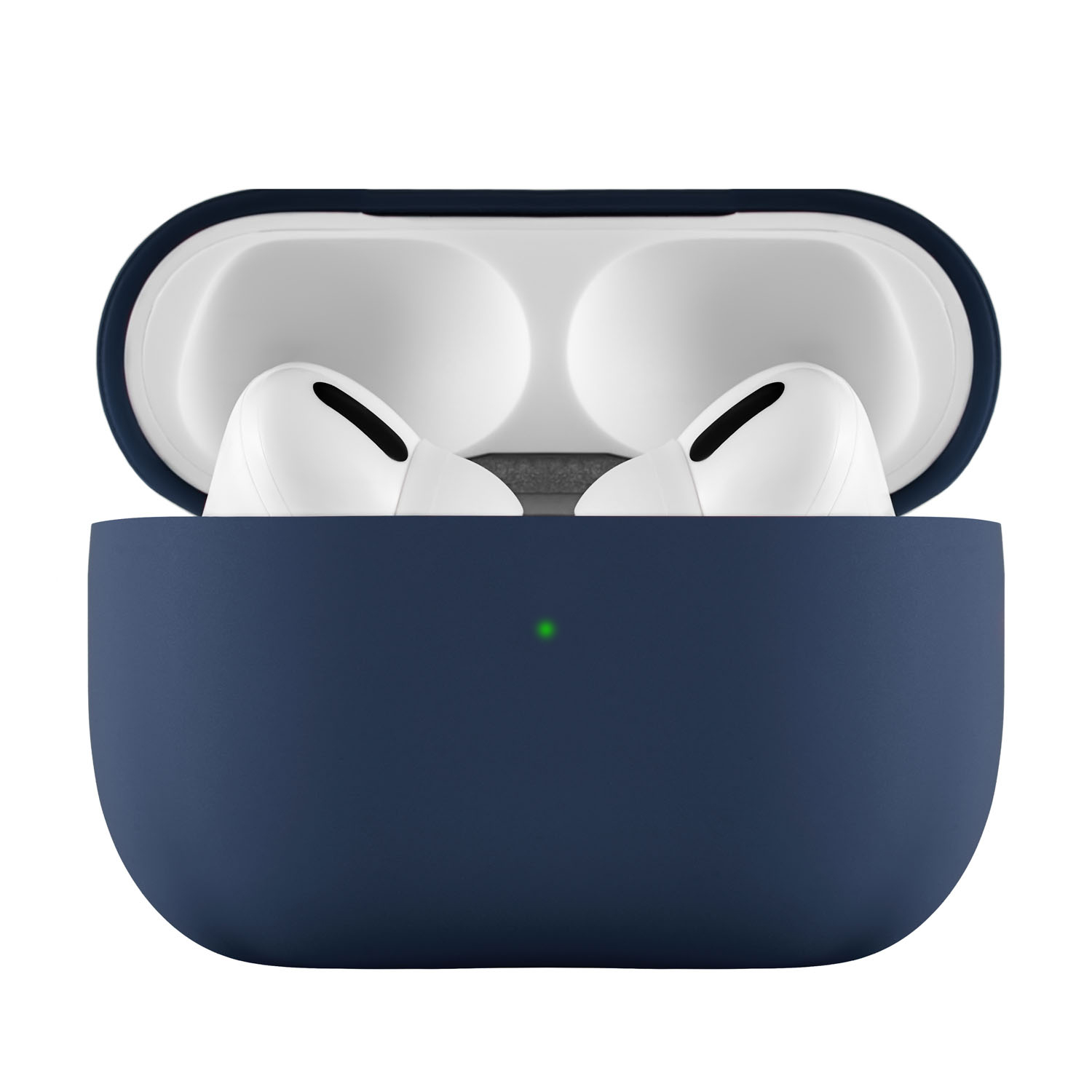 На фото изображено Защитный чехол AirPods Pro Touch Pro Silicone Case, синий