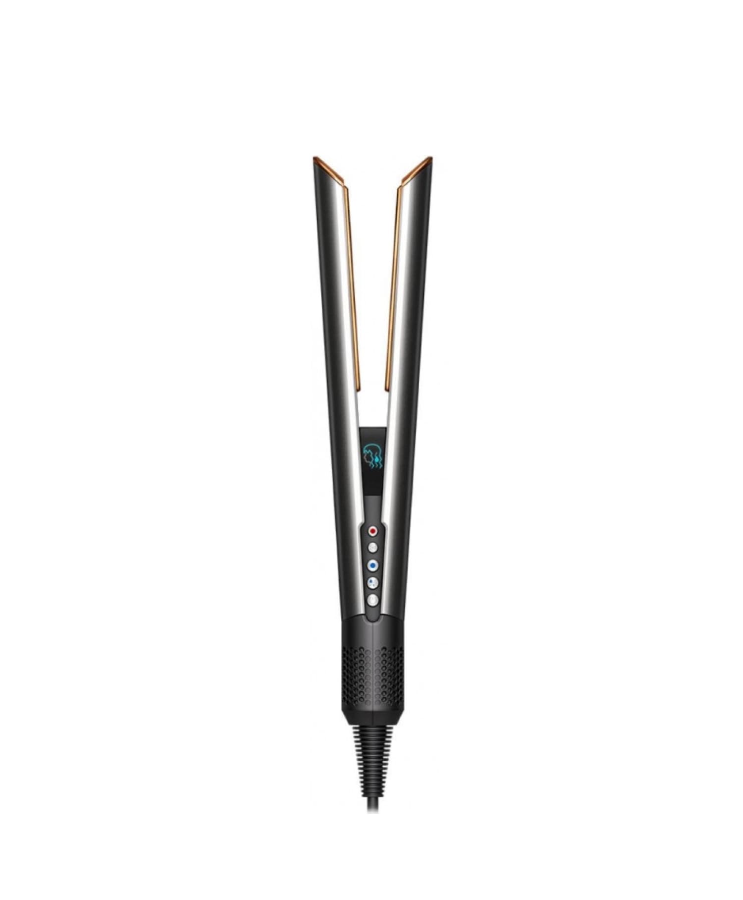 На фото изображено Выпрямитель Dyson Airstrait HT01, Nickel/Copper