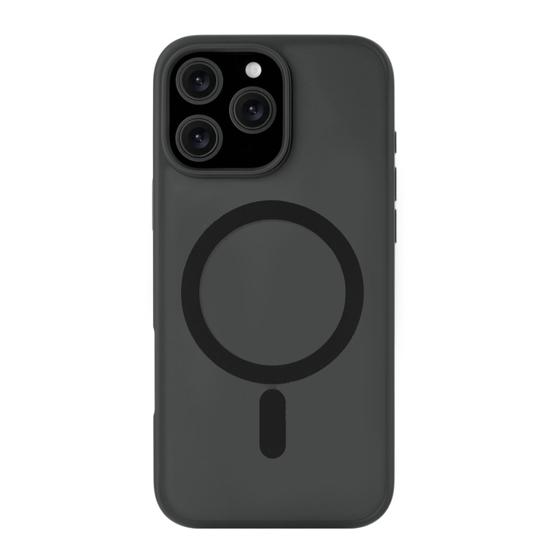 На фото изображено Чехол защитный uBear Cloud Mag Case для iPhone 16 Pro Max, черный