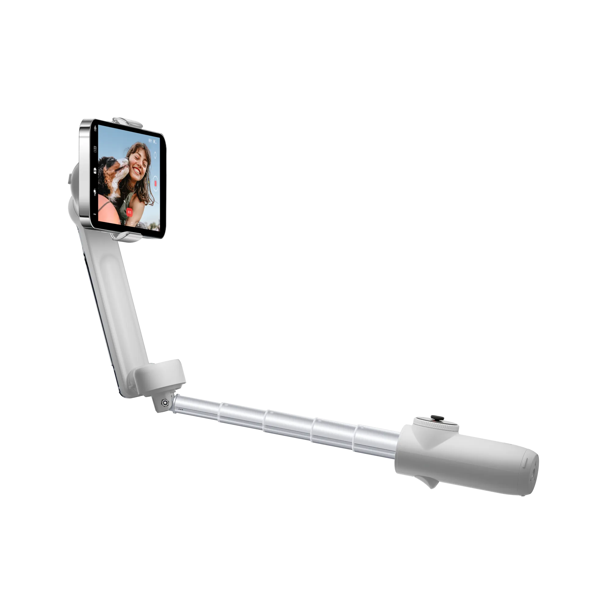 На фото изображено Стабилизатор Insta360 Flow, серый