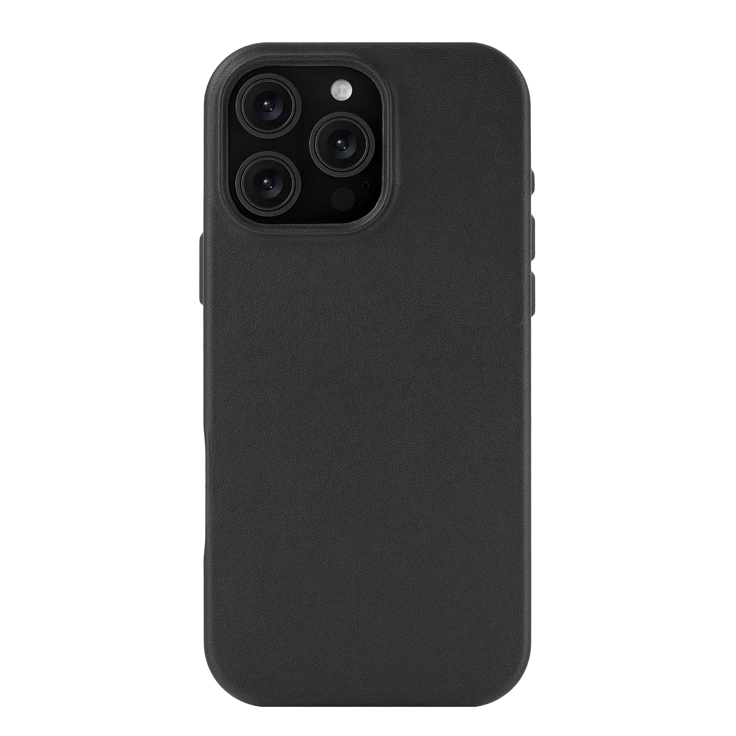 На фото изображено Чехол защитный uBear Capital Case для iPhone 16 Pro Max, черный