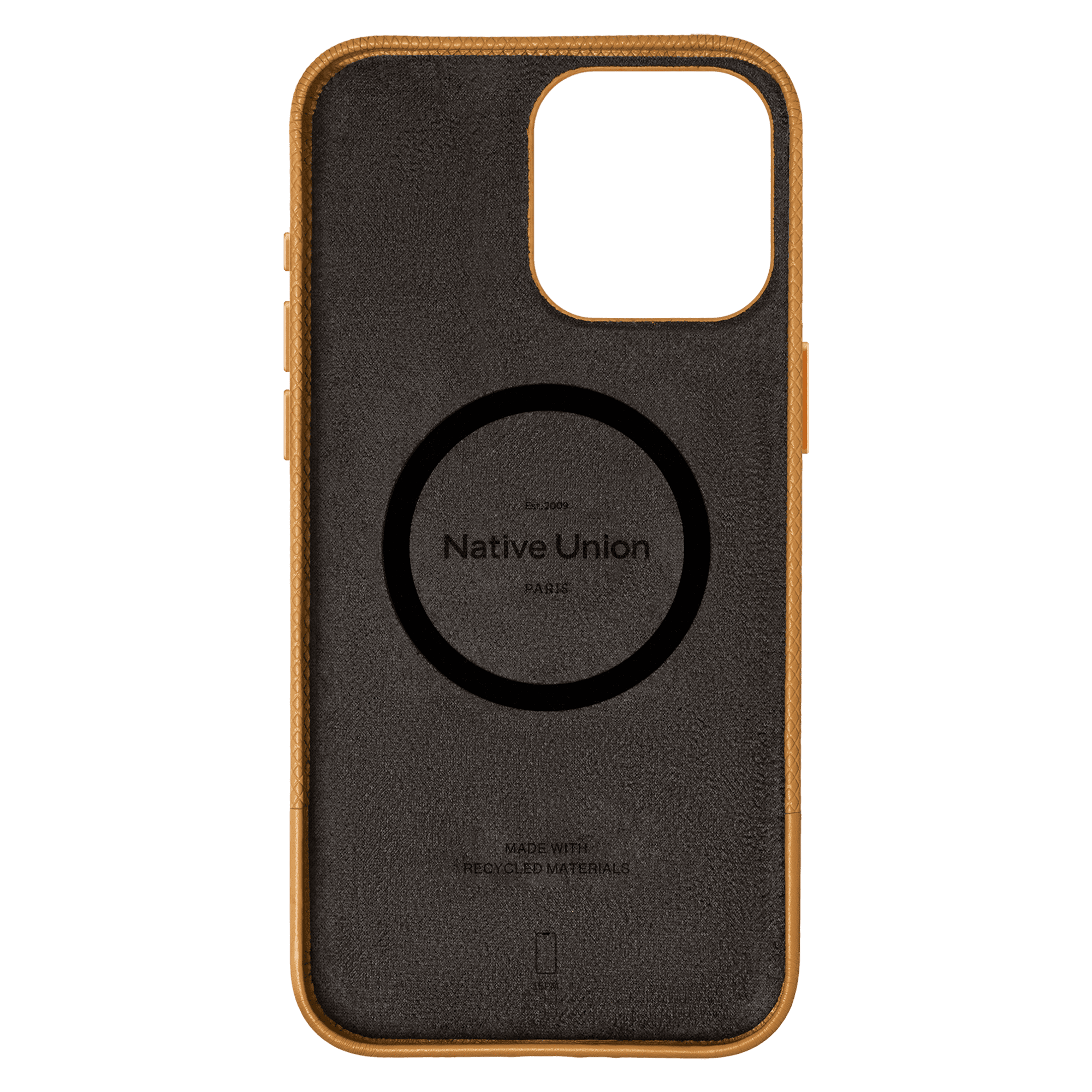На фото изображено Чехол Native Union (RE)Classic Case MagSafe для iPhone 16 Pro Max, крафт