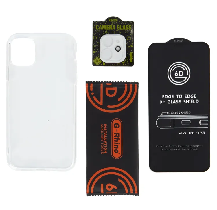 На фото изображено Комплект G-Rhino 3 в 1 для iPhone 13