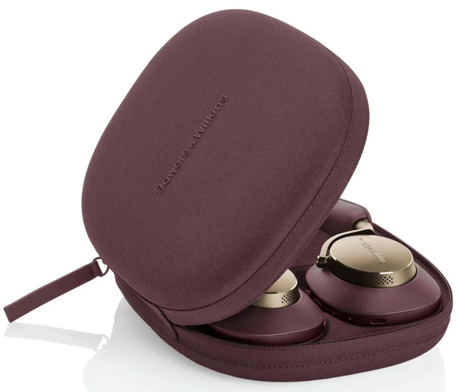 На фото изображено Беспроводные наушники Bowers & Wilkins Px8, красный