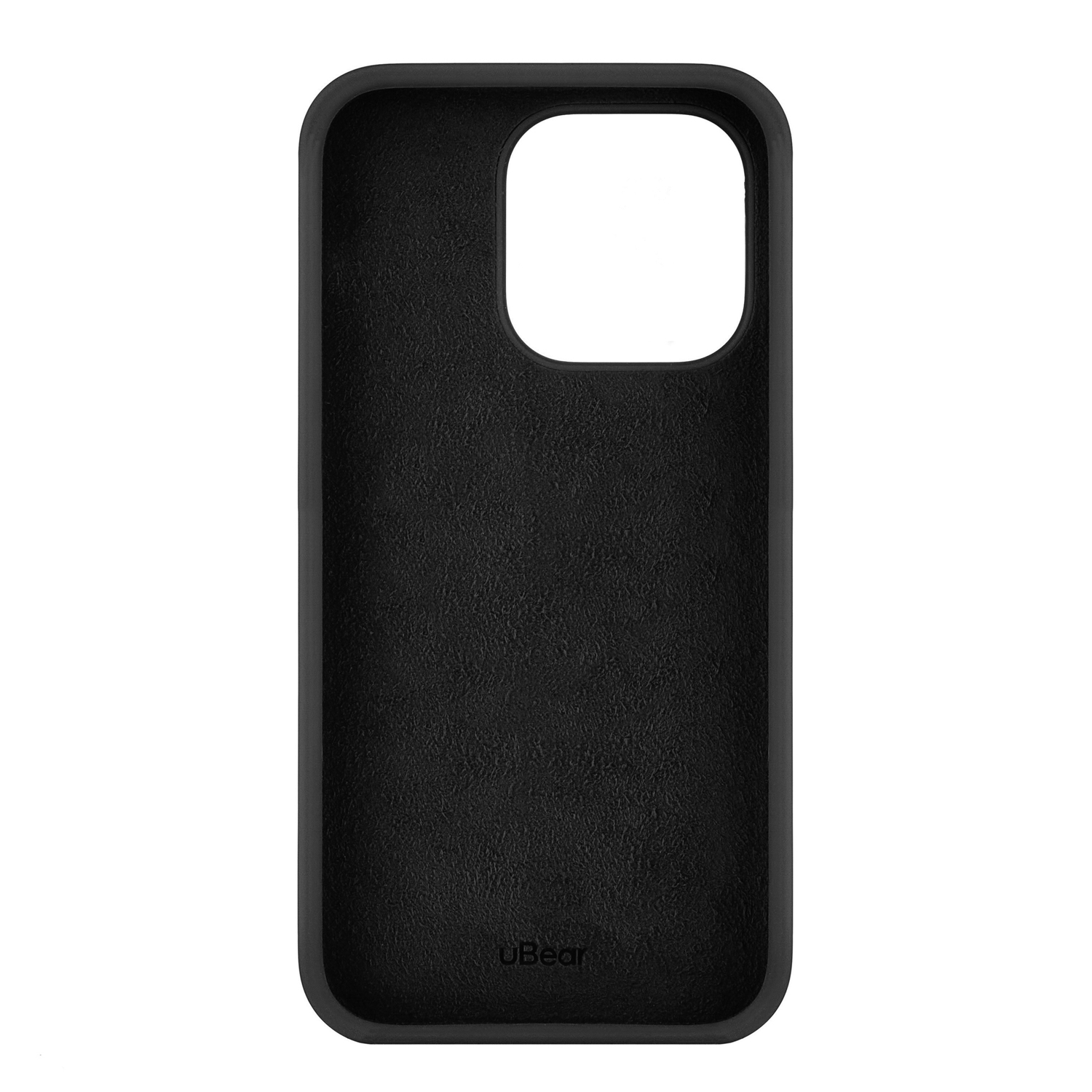 На фото изображено Чехол защитный uBear Touch Case для iPhone 14 Pro, чёрный