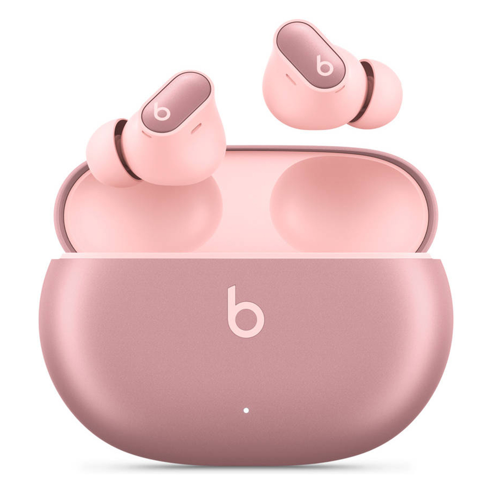 На фото изображено Беспроводные наушники Beats Studio Buds Plus, розовый