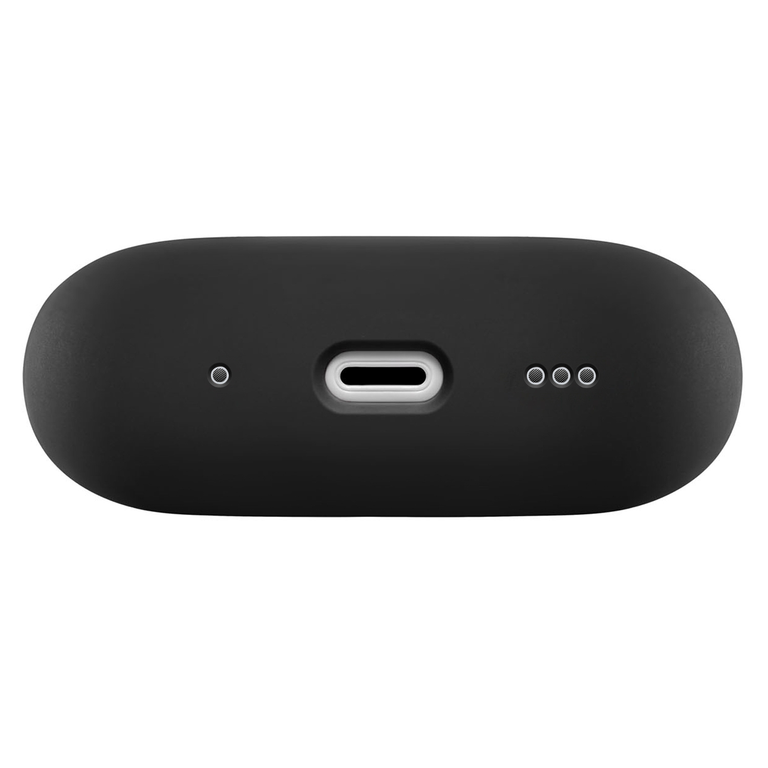 На фото изображено Защитный чехол uBear AirPods Pro 2 Touch Pro Silicone Case, чёрный