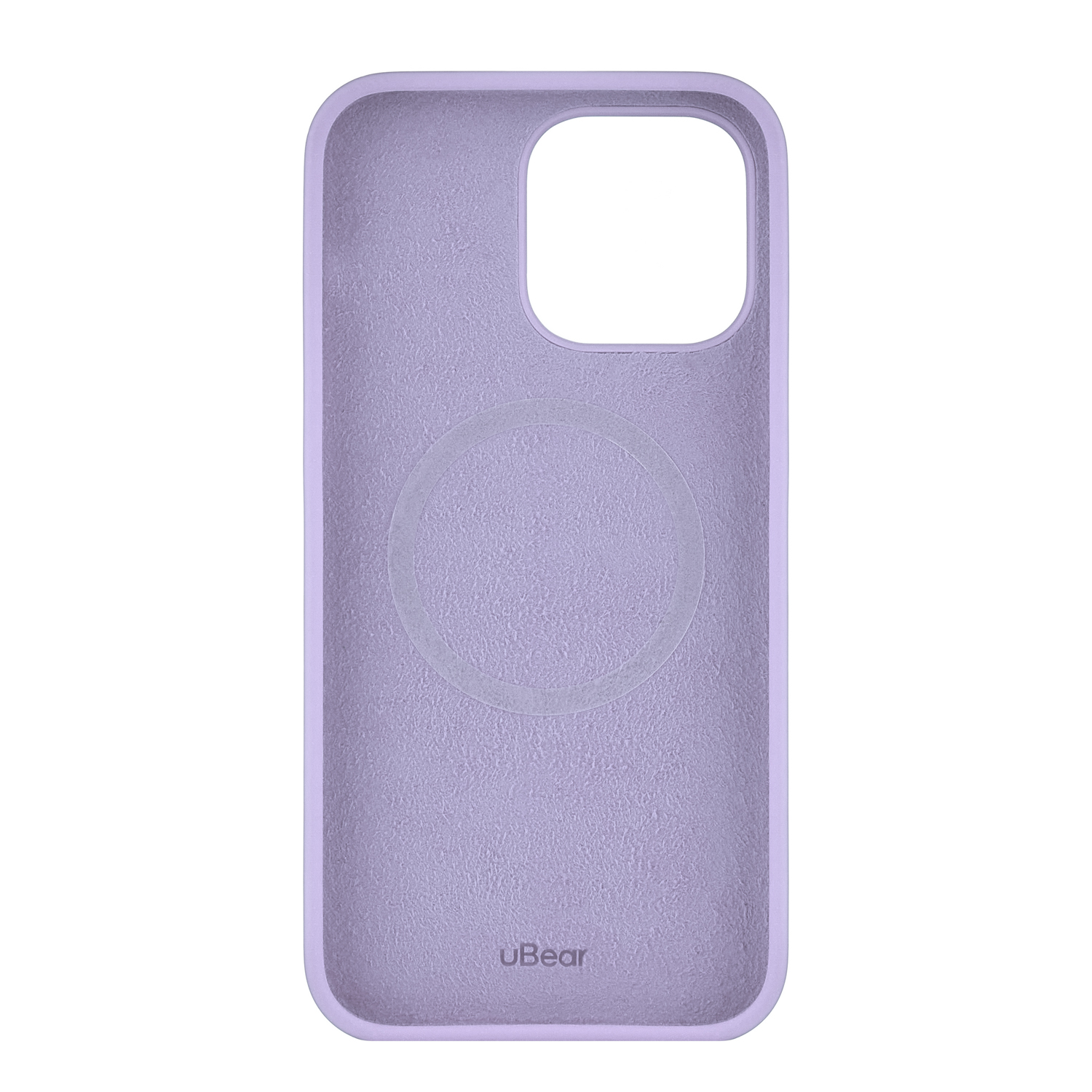На фото изображено Чехол защитный uBear Touch Mag Case для iPhone 14 Pro Max, фиолетовый