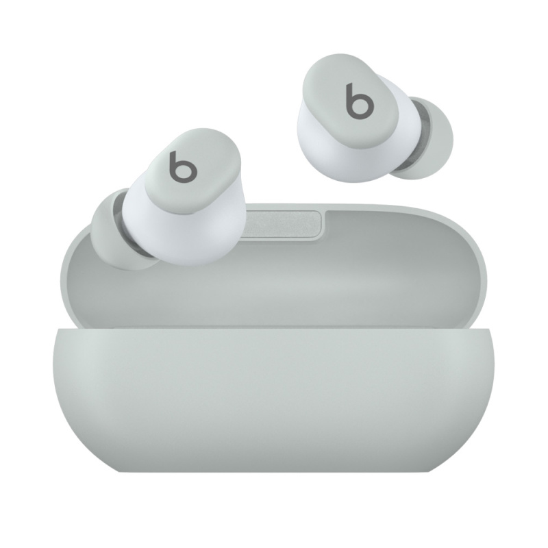 На фото изображено Беспроводные наушники Beats Solo Buds, серый