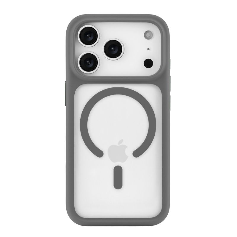 Фото Чехол защитный uBear Shade Case для iPhone 17 Pro, MagSafe, серый  Фото Чехол защитный uBear Shade Case для iPhone 17 Pro, MagSafe, серый