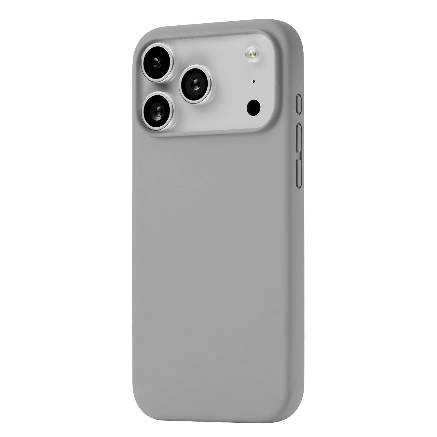 Фото Чехол защитный uBear Touch Mag Case для iPhone 17 Pro Max, MagSafe, светло-серый На фото изображено Чехол защитный uBear Touch Mag Case для iPhone 17 Pro Max, MagSafe, светло-серый