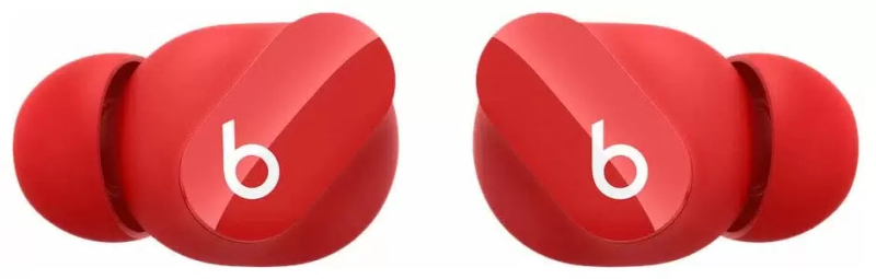 На фото изображено Беспроводные наушники Beats Studio Buds, Красный