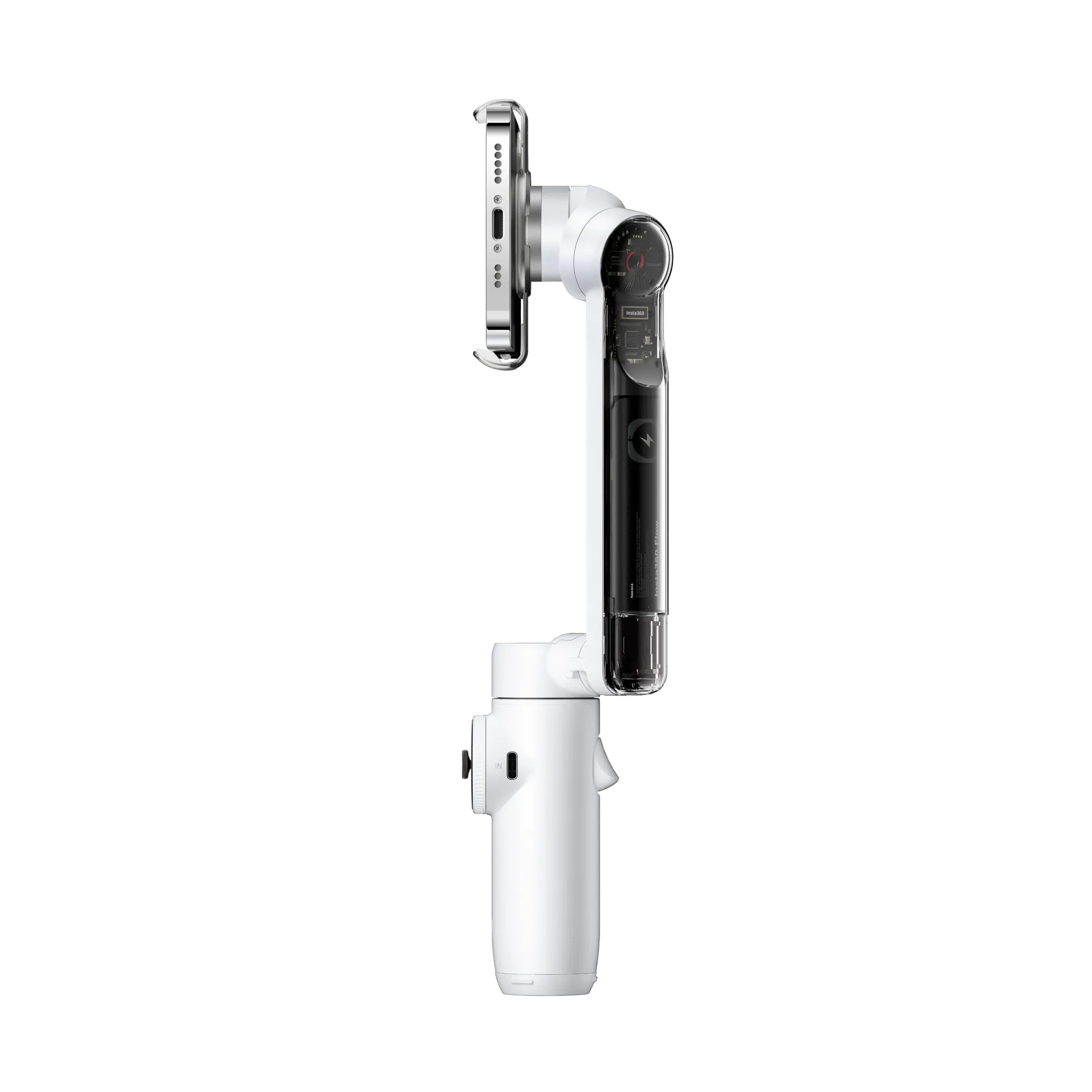 На фото изображено Стабилизатор Insta360 Flow, белый