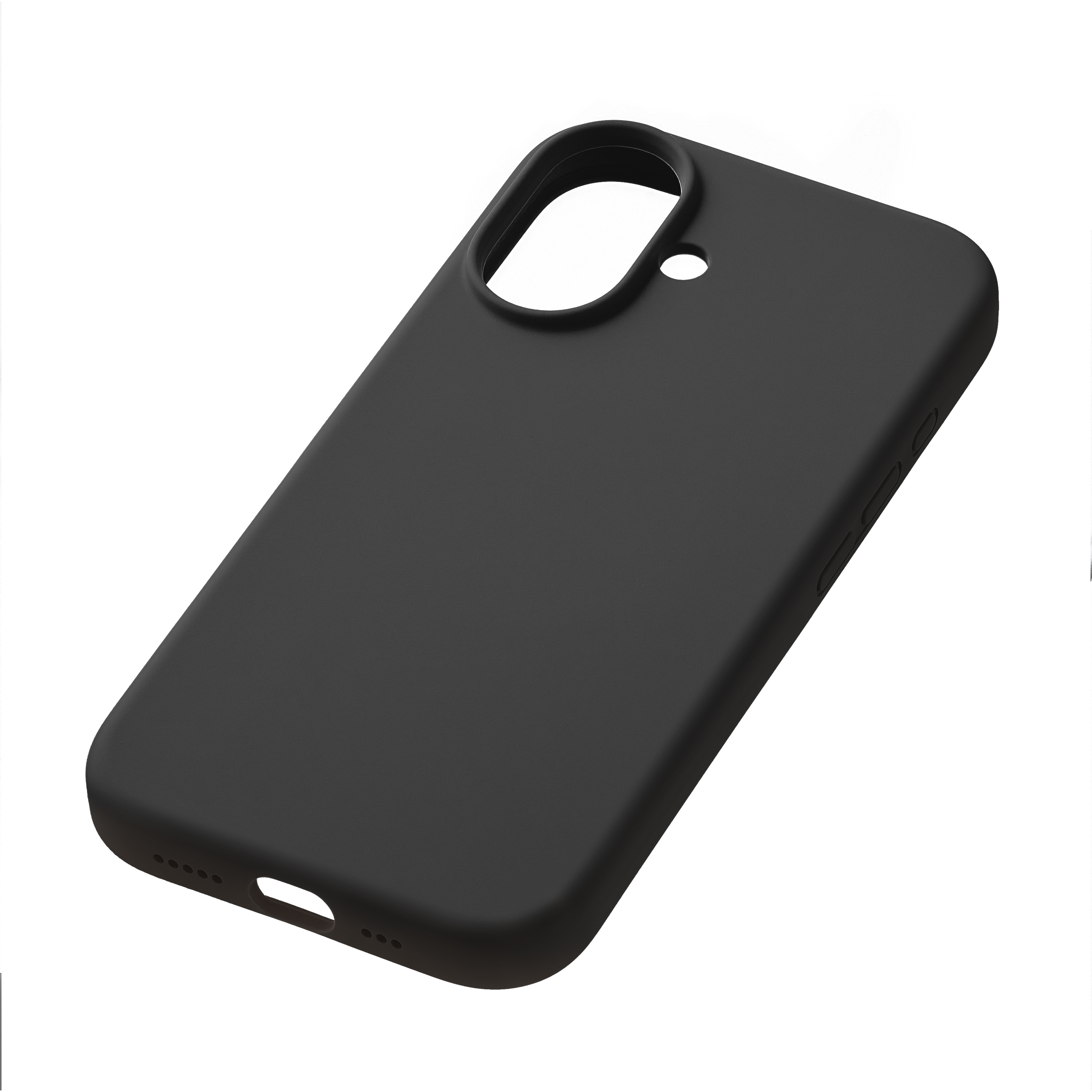 На фото изображено Чехол защитный uBear Touch Mag Case для iPhone 16, черный