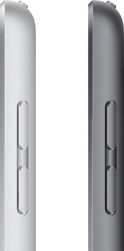 На фото изображено Apple iPad 10,2 (2021) Wi-Fi 256 ГБ, Серебристый