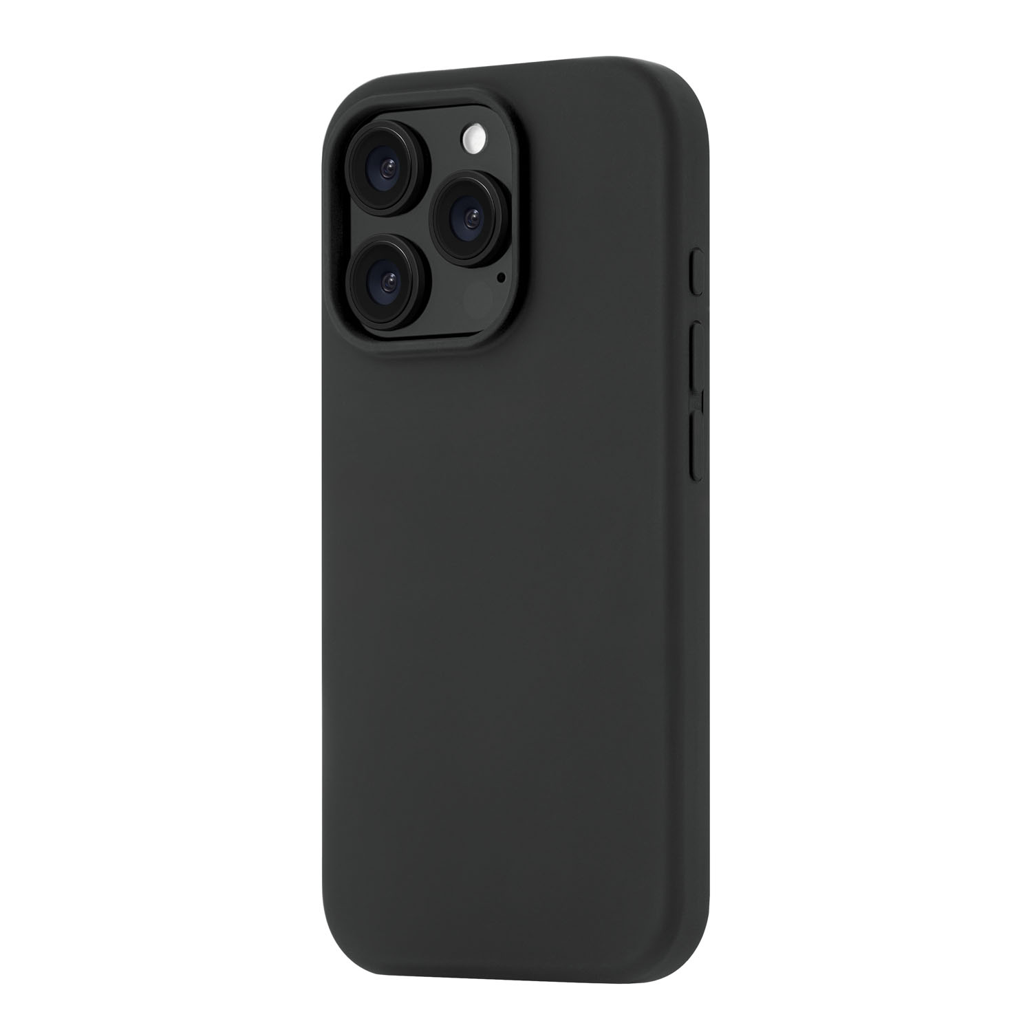 На фото изображено Чехол защитный uBear Touch Mag Case для iPhone 16 Pro, черный