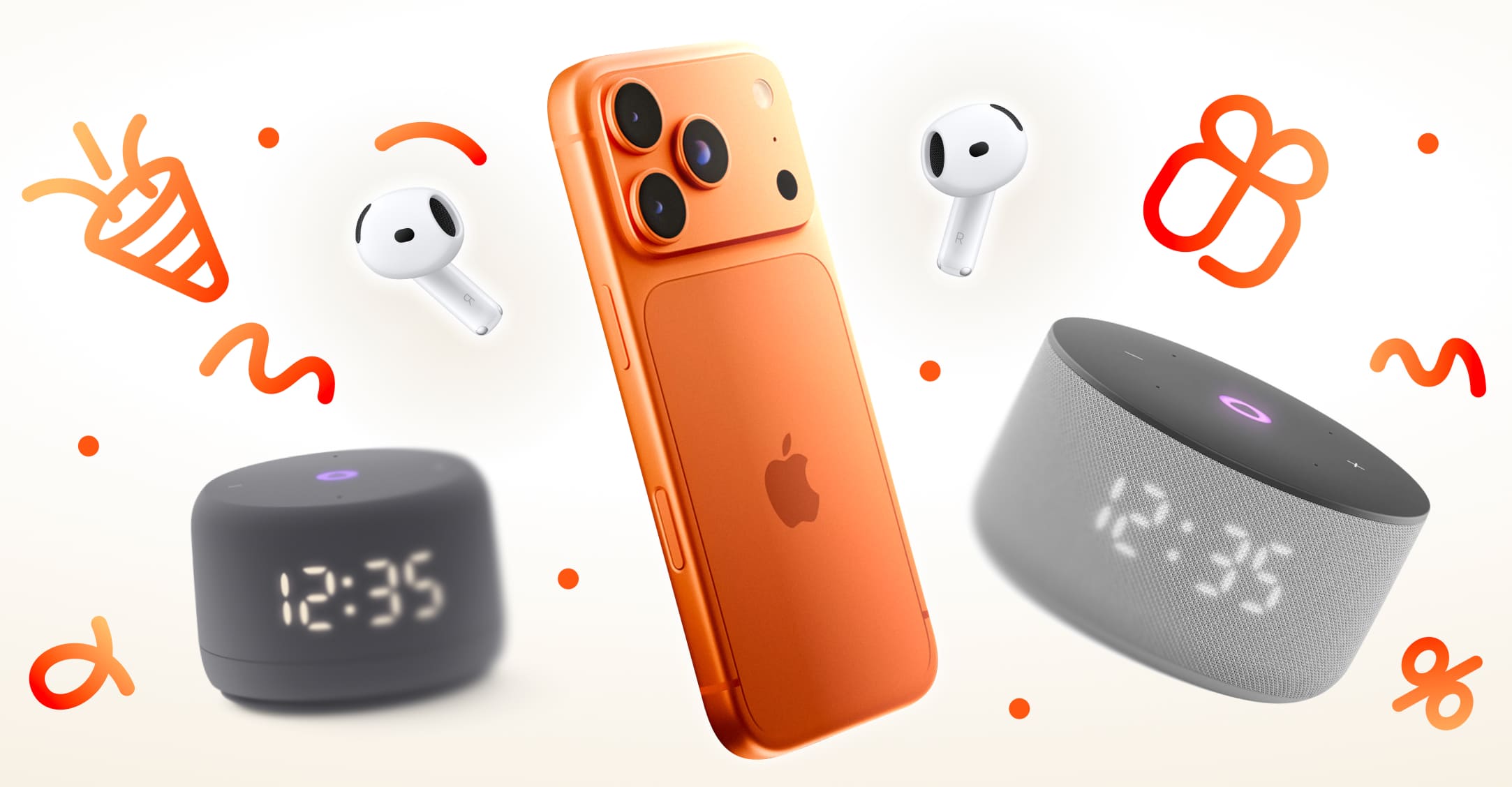 Дарим подарки в честь 50-летия Apple. Дарим подарки в честь 50-летия Apple.