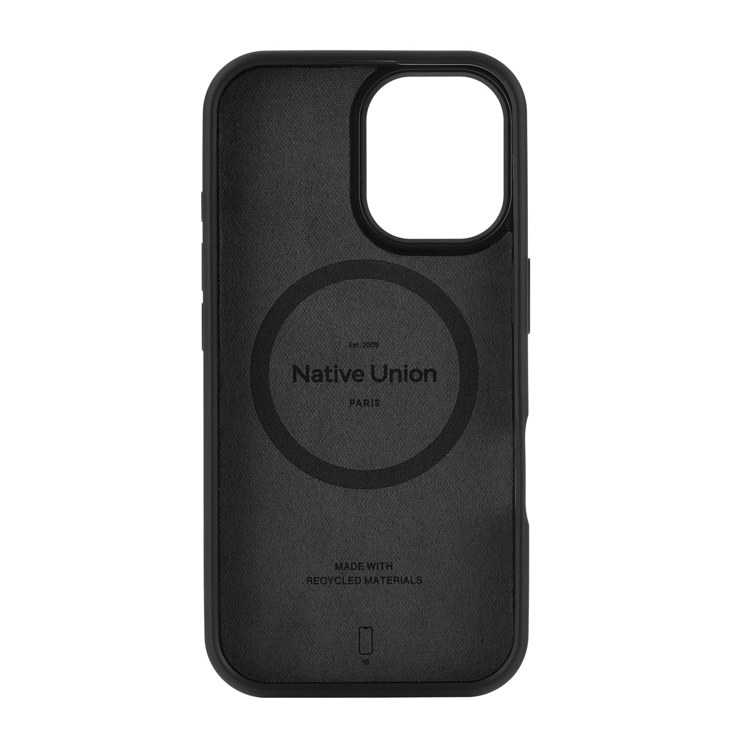 На фото изображено Чехол Native Union Active Case MagSafe для iPhone 16, лимон