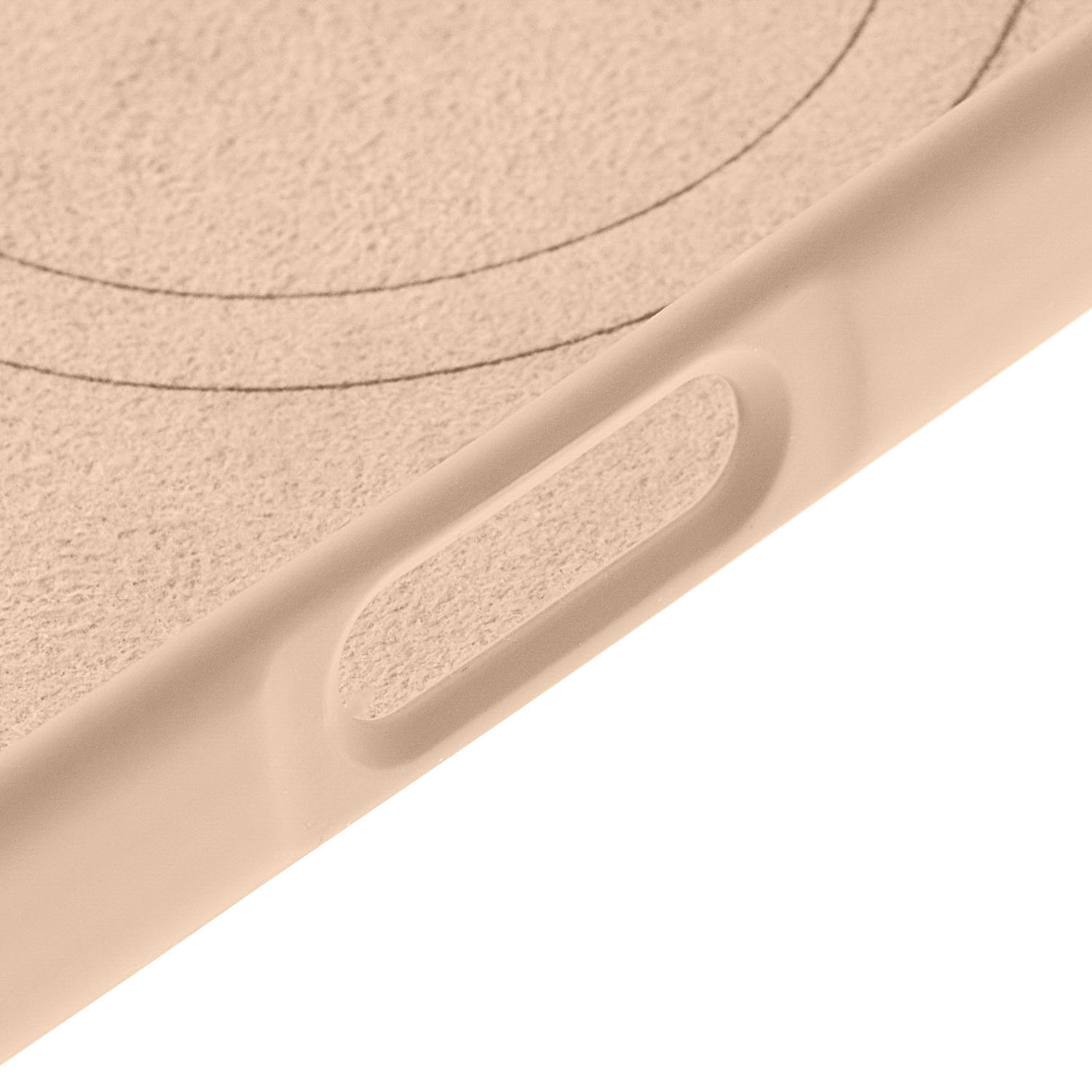 На фото изображено Чехол защитный uBear Touch Mag Case для iPhone 16 Pro Max, латте