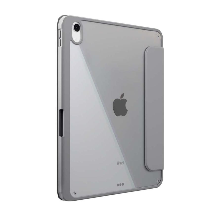 На фото изображено Защитный чехол VLP Split Folio для Apple iPad Air 11 (M2), серый