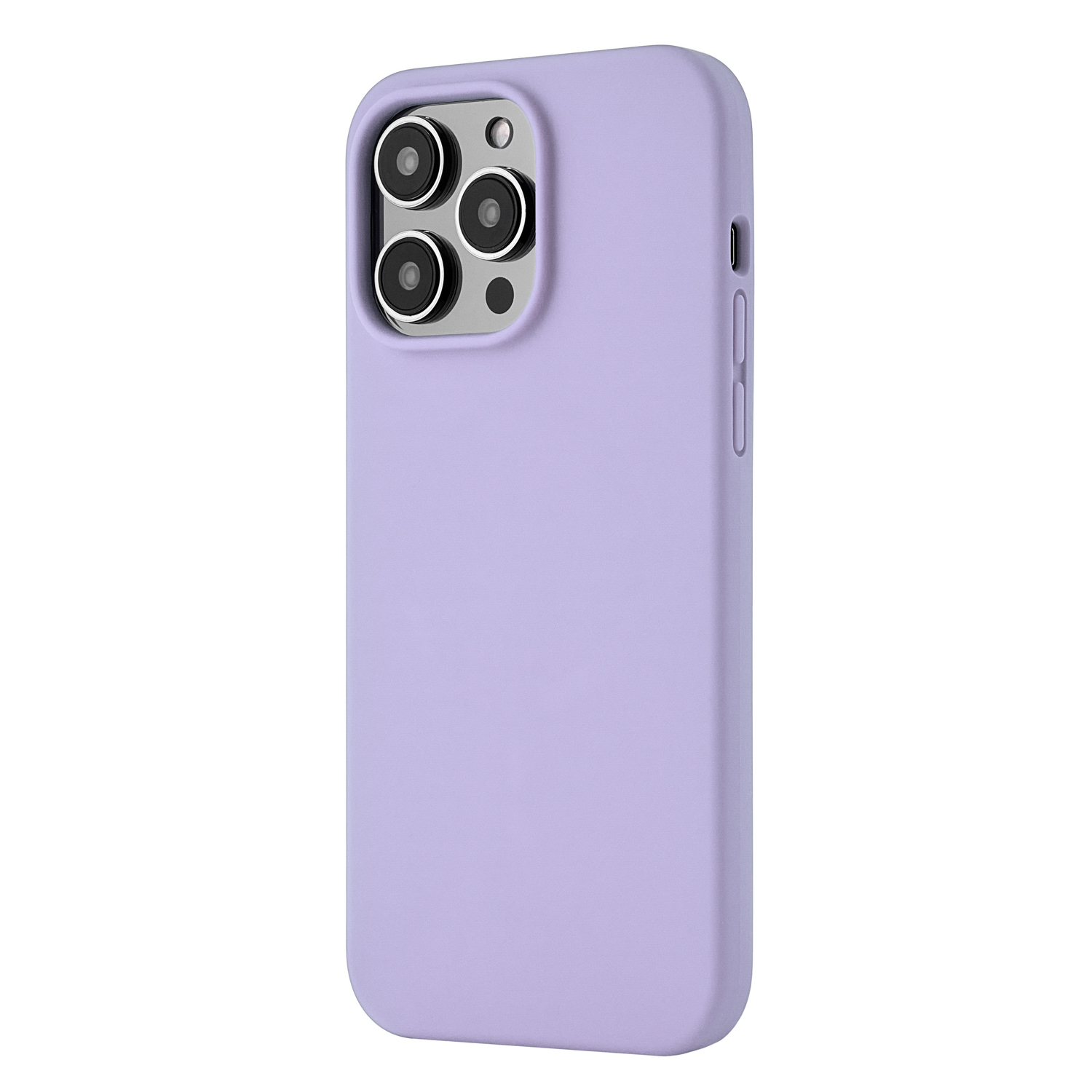 На фото изображено Чехол защитный uBear Touch Mag Case для iPhone 14 Pro Max, фиолетовый