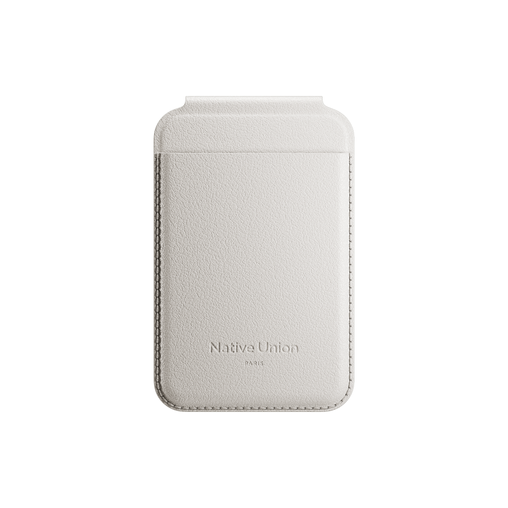 На фото изображено Чехол-бумажник Native Union Active Wallet Stand, песчаник