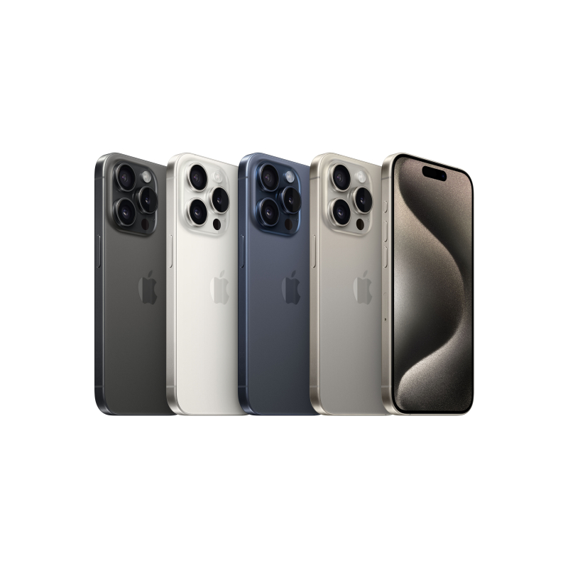 На фото изображено Apple iPhone 15 Pro, 512 ГБ, Титановый белый
