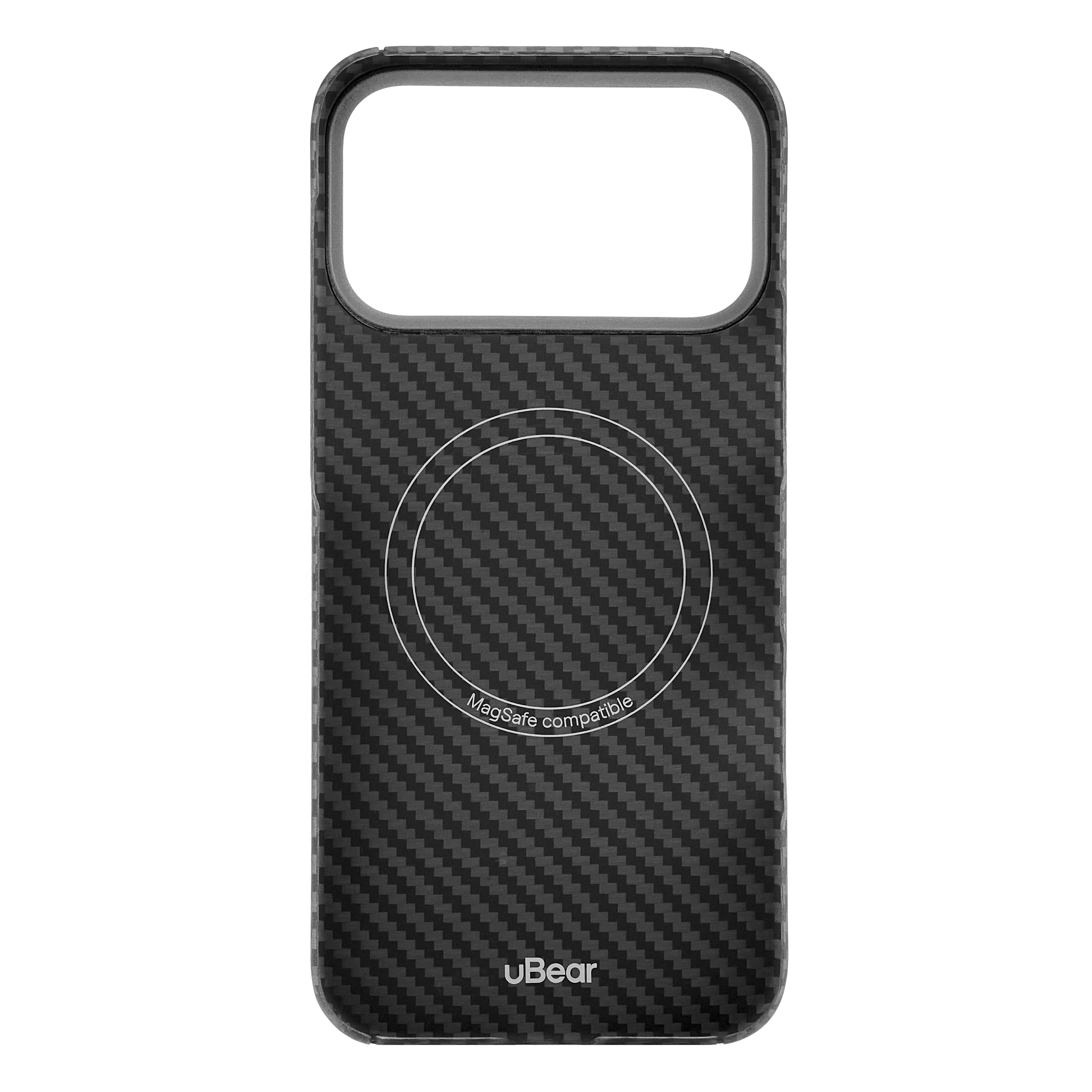 Фото Чехол защитный uBear Supreme Case для iPhone 17 Pro Max, черный На фото изображено Чехол защитный uBear Supreme Case для iPhone 17 Pro Max, черный