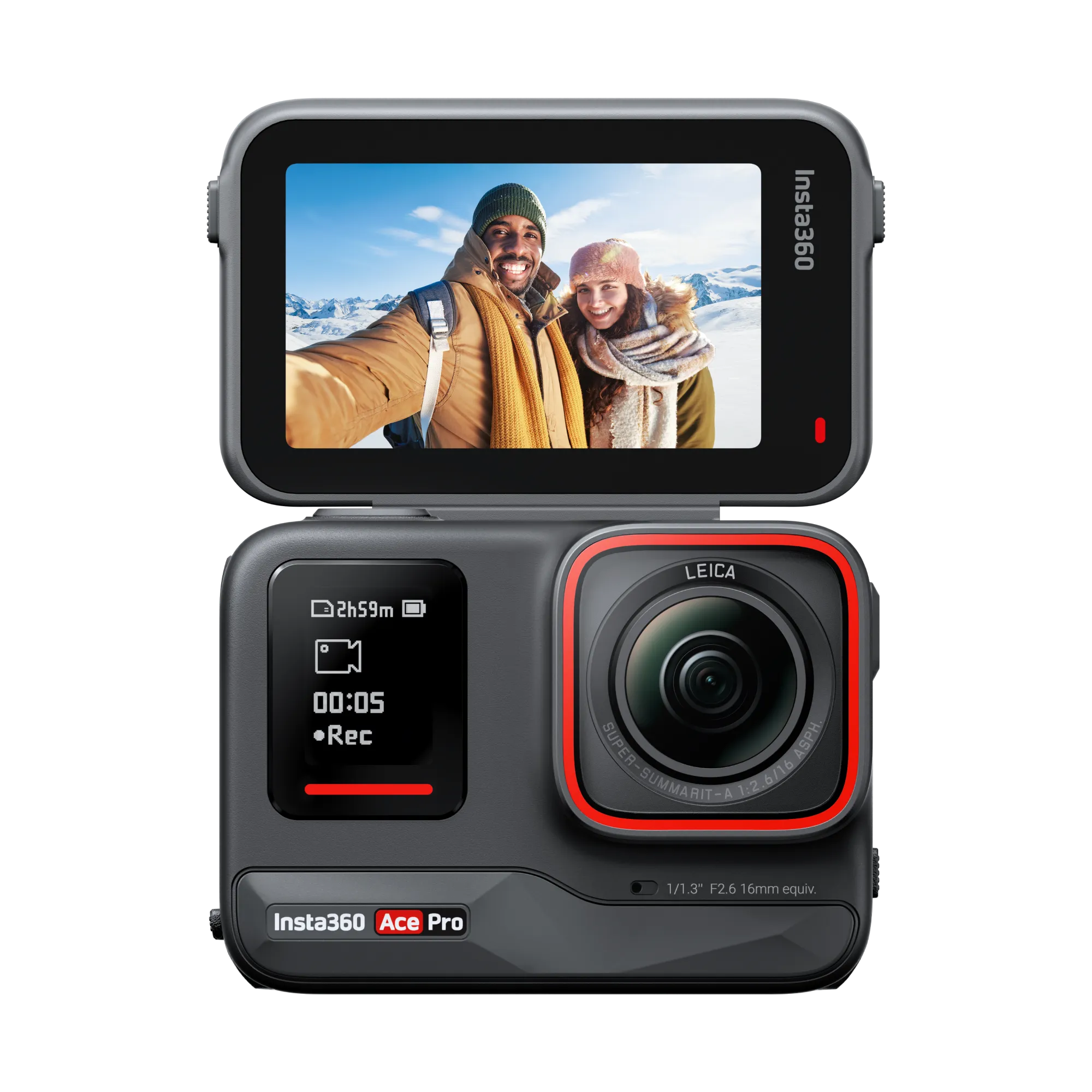 На фото изображено Экшн камера Insta360 Ace Pro, чёрный