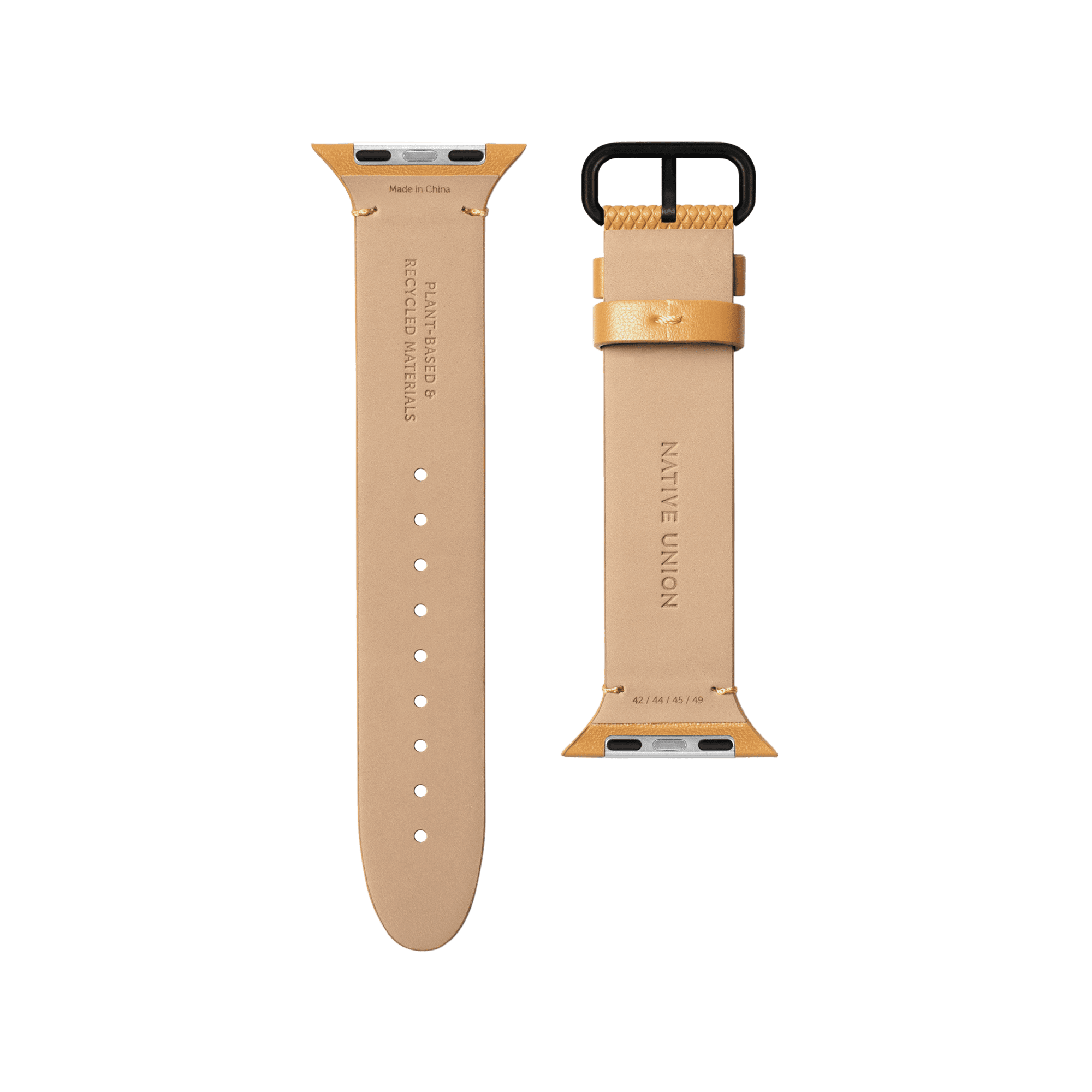 На фото изображено Ремешок Native Union (RE)Classic Strap для Apple Watch 42/44 мм, крафт