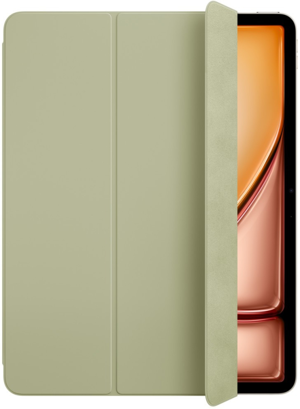 На фото изображено Чехол Apple Smart Folio iPad Air 13" (M2), зелёный