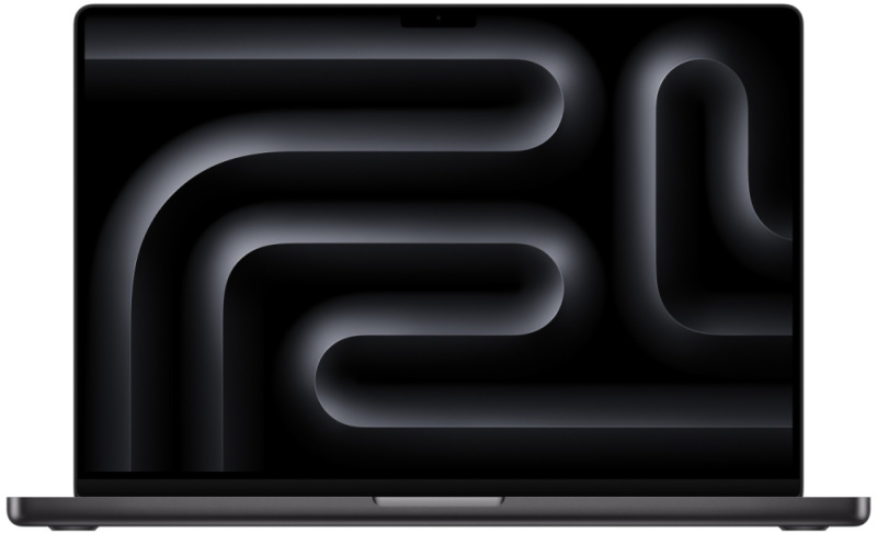 На фото изображено Apple MacBook Pro 16" (M4 Pro, 14C / 20C, 2024) 48 ГБ, 512 ГБ SSD, чёрный космос