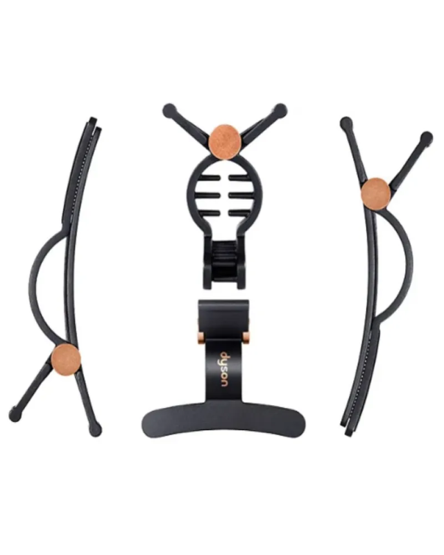 На фото изображено Заколки для волос Dyson Hair Clips, Blue/Copper