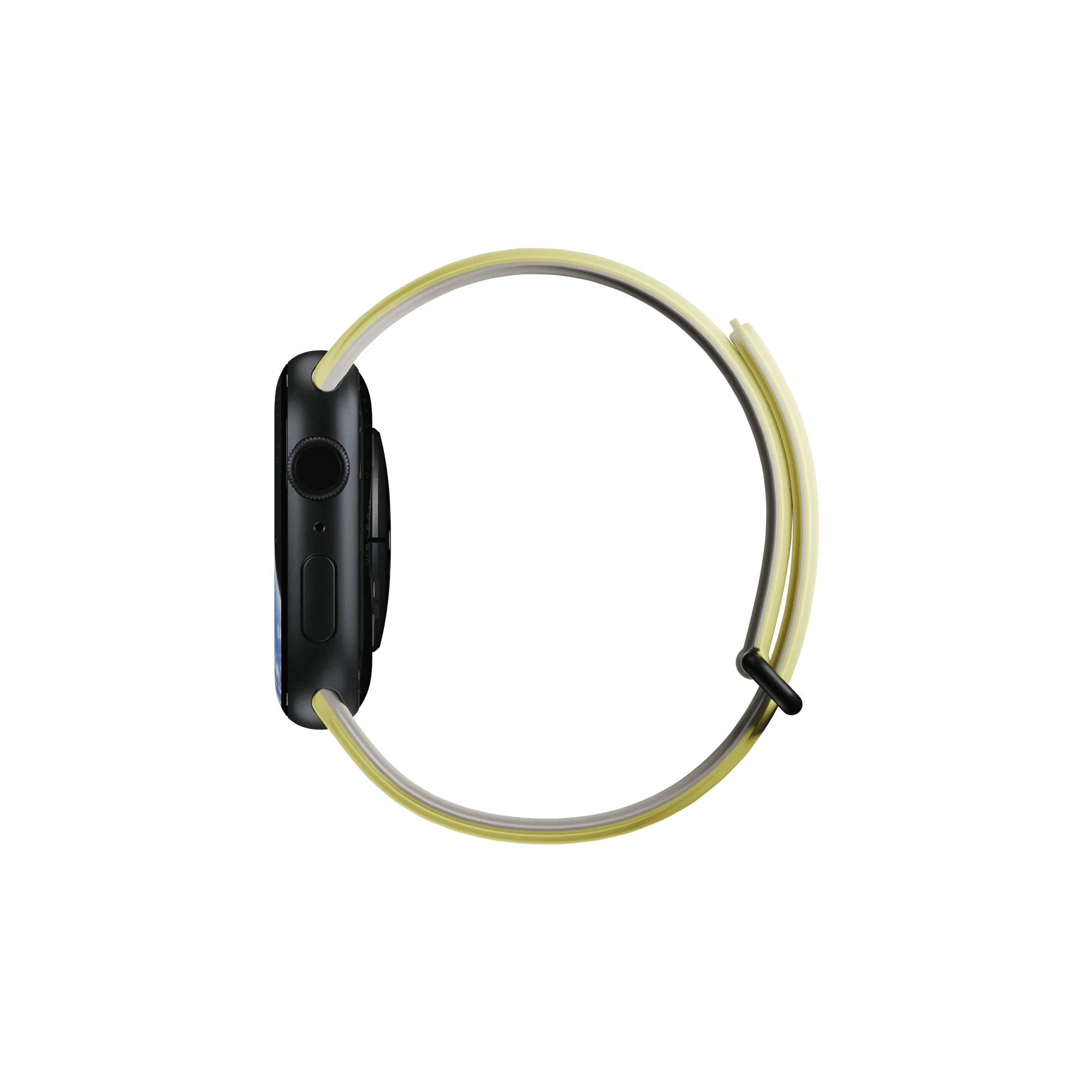 На фото изображено Ремешок Native Union для Apple Watch Magnetic 38/40/41мм, желтый/серый