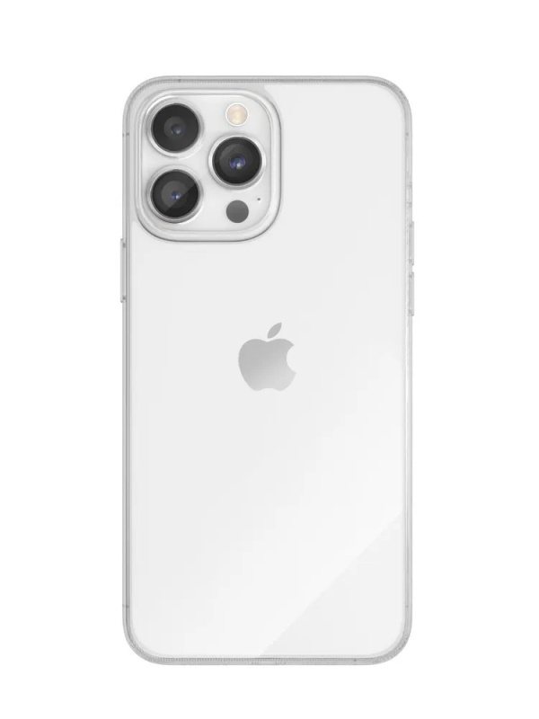 На фото изображено Чехол защитный VLP Crystal case для iPhone 14 Pro Max, прозрачный