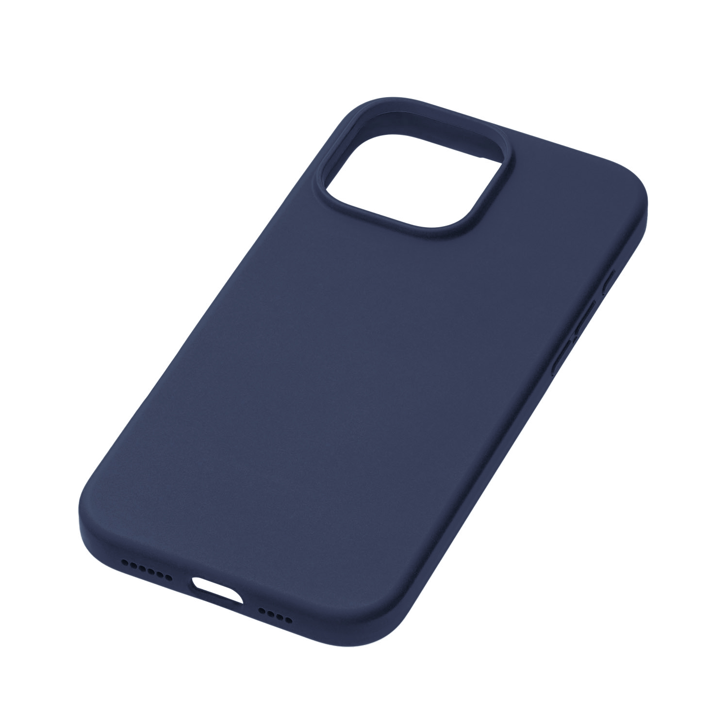 На фото изображено Чехол защитный uBear Touch Mag Case для iPhone 16 Pro Max, темно-синий