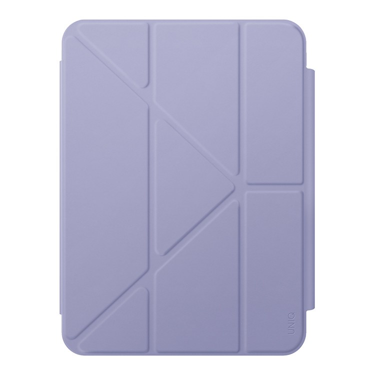 На фото изображено Чехол Uniq для iPad Air 13 (2024) Camden Click, фиолетовый